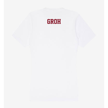 UMass - NCAA Men's Swimming & Diving : Bode Groh - Women's V-Neck T-Shirt-1