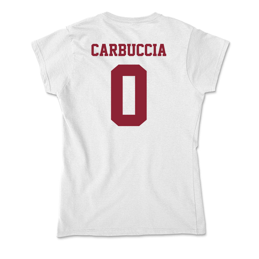 UMass - NCAA Men's Basketball : Danny Carbuccia - Soft Style Women’s T-Shirt-1