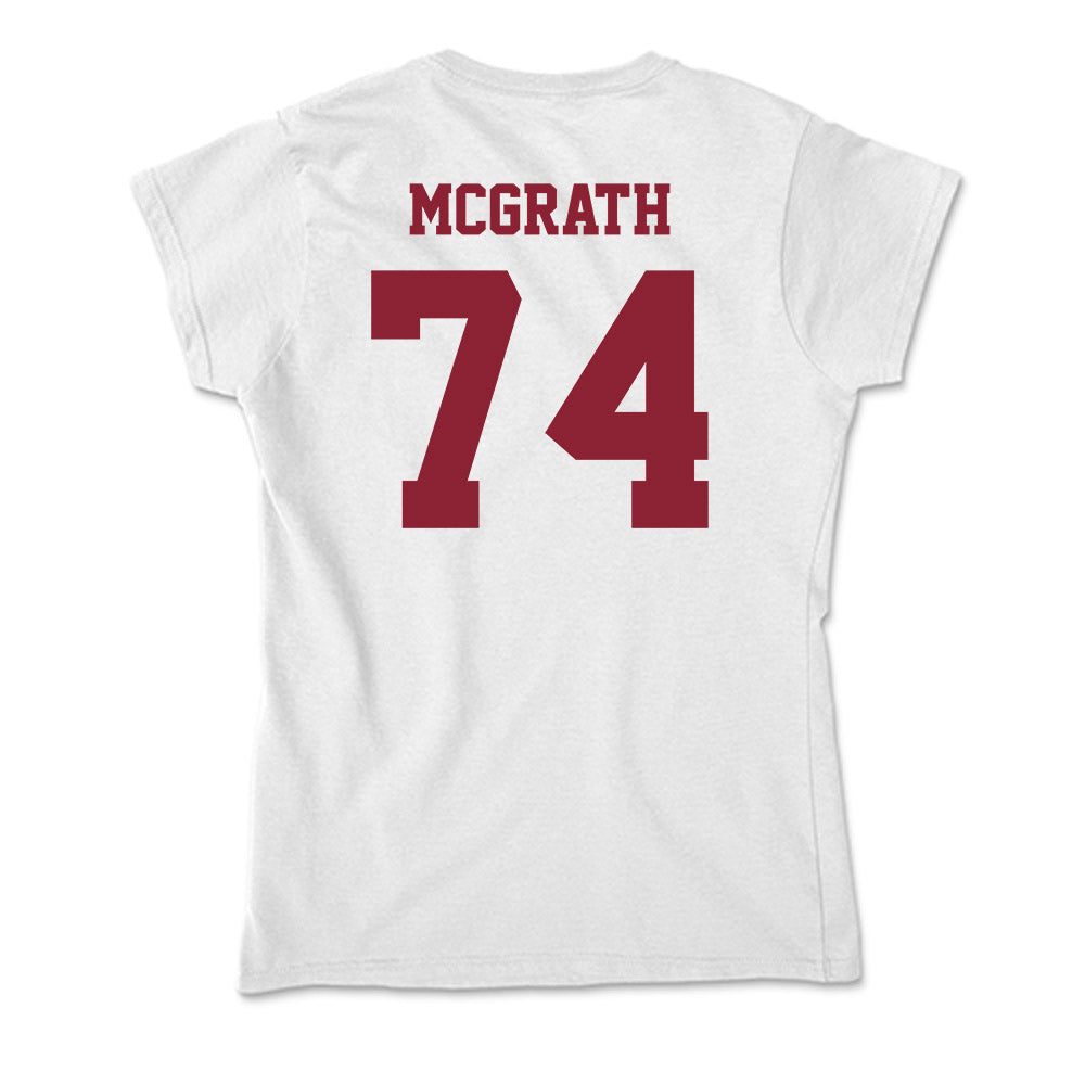 UMass - NCAA Football : Jake McGrath - Soft Style Women’s T-Shirt-1