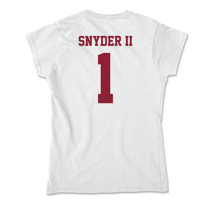 UMass - NCAA Football : Dd Snyder II - Soft Style Women’s T-Shirt-1