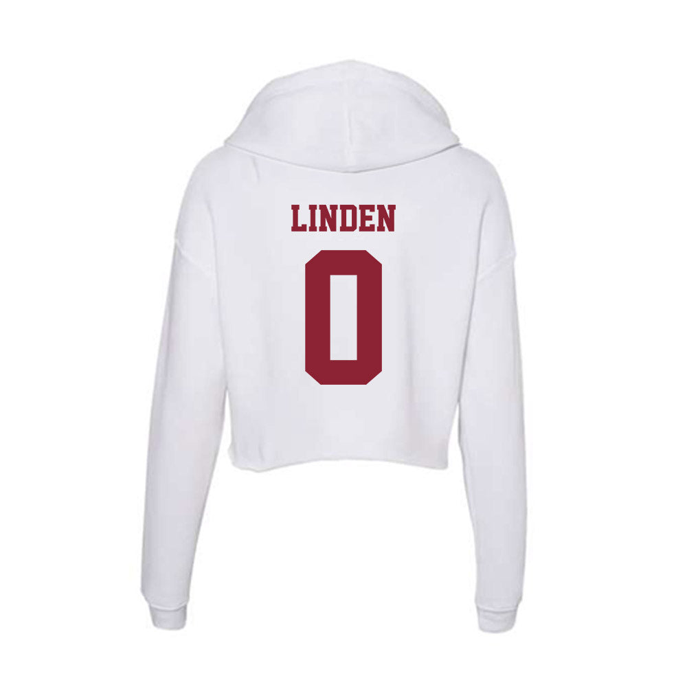 UMass - NCAA Men's Soccer : Dean Linden - Women's Crop Fleece Hoodie-1