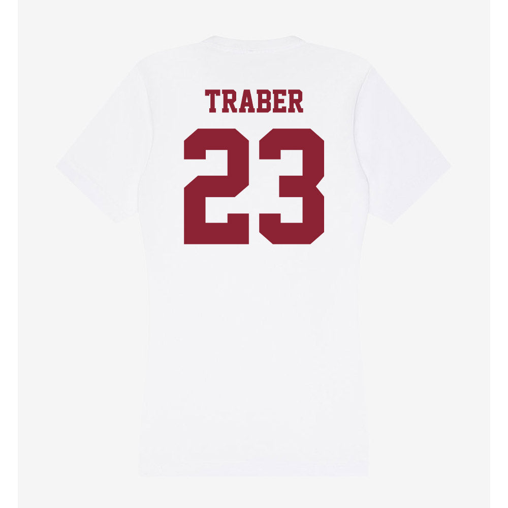 UMass - NCAA Women's Soccer : Aline Traber - Women's V-Neck T-Shirt-1