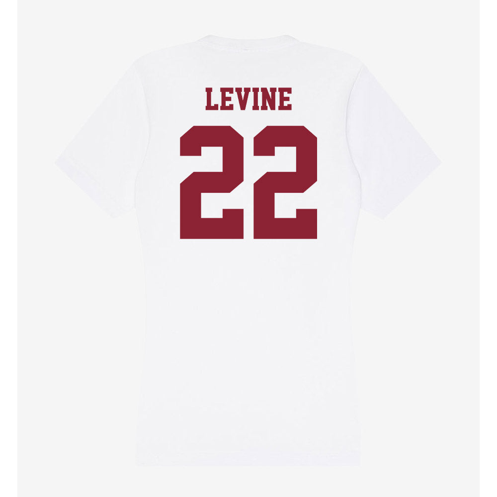 UMass - NCAA Baseball : Jack Levine - Women's V-Neck T-Shirt-1