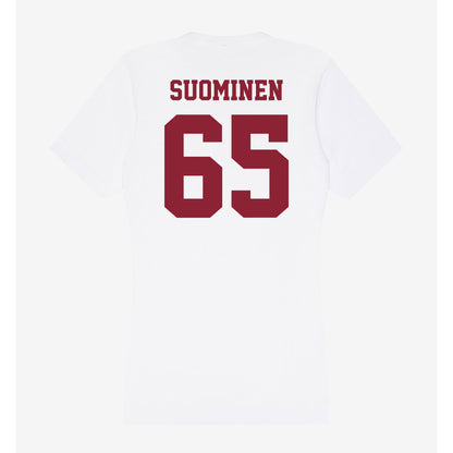 UMass - NCAA Football : Samu Suominen - Women's V-Neck T-Shirt-1