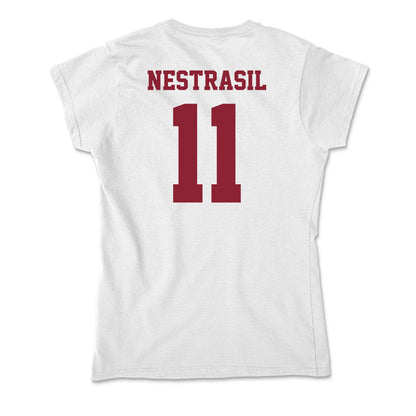 UMass - NCAA Men's Ice Hockey : Vaclav Nestrasil - Soft Style Women’s T-Shirt-1
