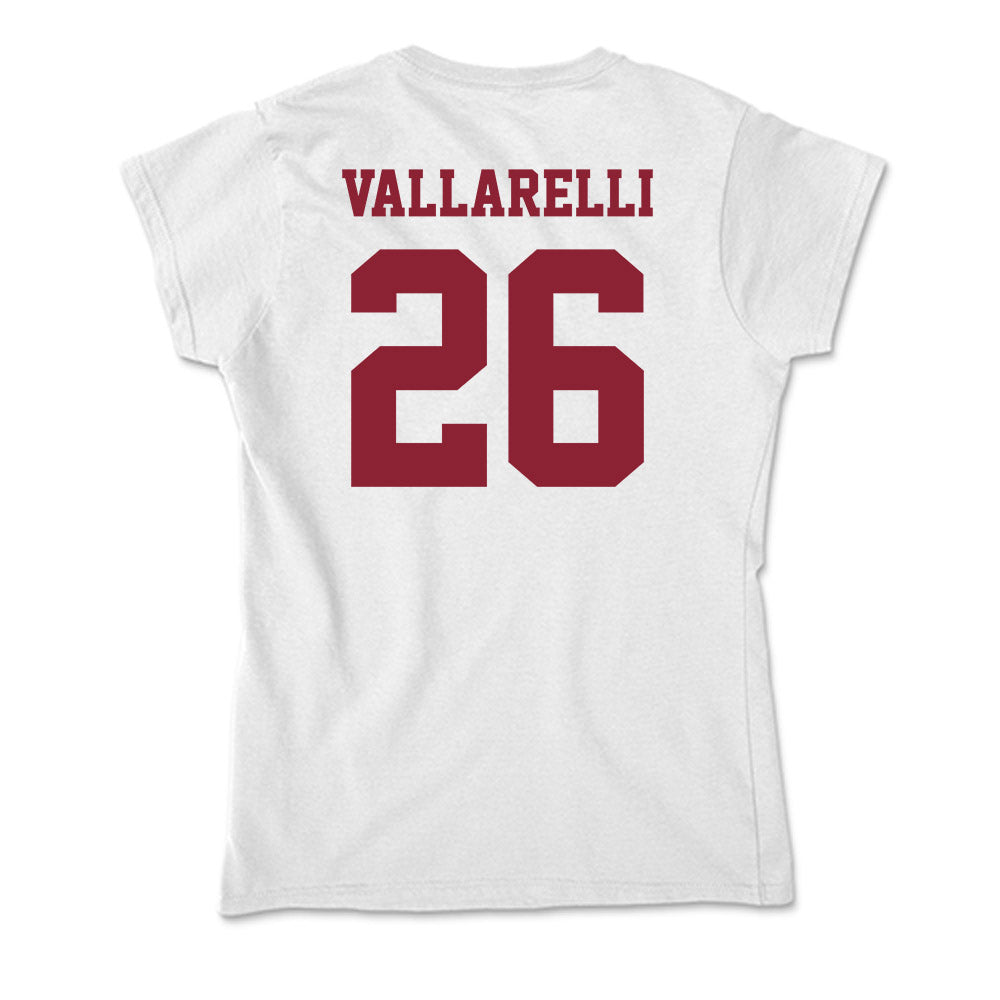UMass - NCAA Women's Lacrosse : Rachel Vallarelli - Soft Style Women’s T-Shirt-1