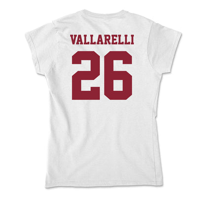 UMass - NCAA Women's Lacrosse : Rachel Vallarelli - Soft Style Women’s T-Shirt-1