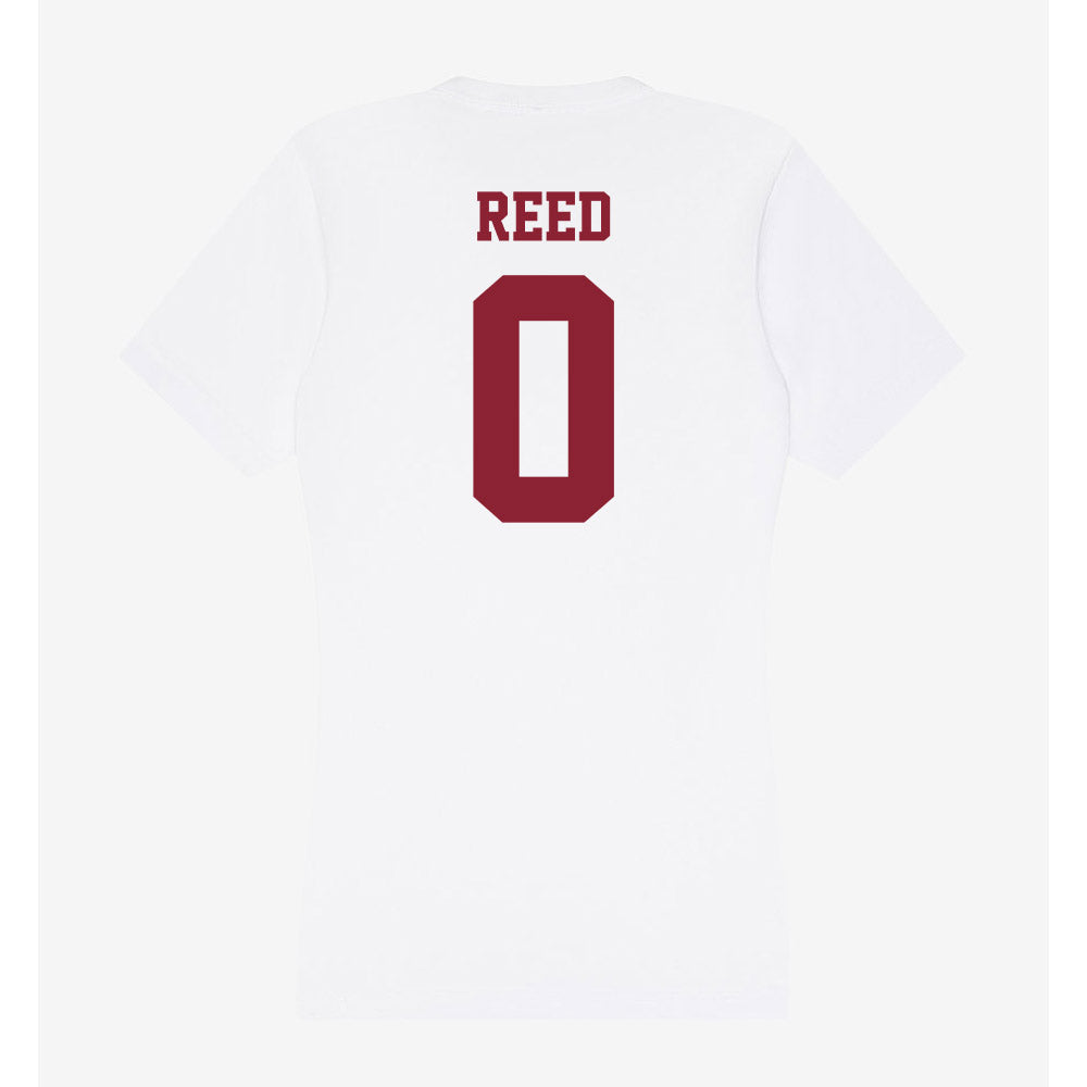 UMass - NCAA Football : Isaiah Reed - Women's V-Neck T-Shirt-1