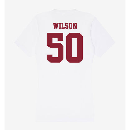 UMass - NCAA Football : Gavin Wilson - Women's V-Neck T-Shirt-1