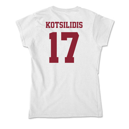 UMass - NCAA Men's Lacrosse : Max Kotsilidis - Soft Style Women’s T-Shirt-1