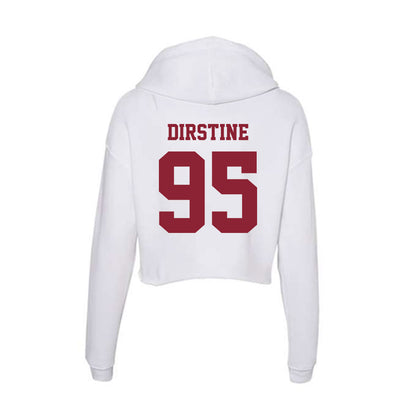 UMass - NCAA Football : Hollis Dirstine - Women's Crop Fleece Hoodie-1