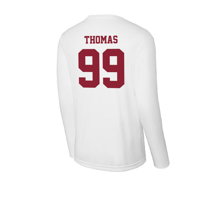 UMass - NCAA Football : Kamarion Thomas - Activewear Long Sleeve T-Shirt-1