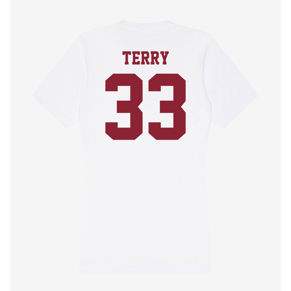 UMass - NCAA Women's Soccer : Lexi Terry - Women's V-Neck T-Shirt-1