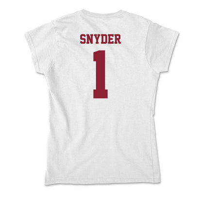 UMass - NCAA Football : DD Snyder - Soft Style Women’s T-Shirt-1