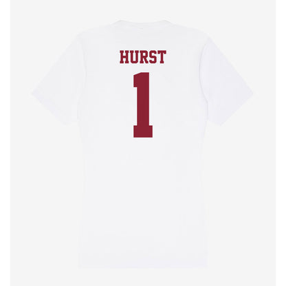 UMass - NCAA Women's Basketball : Reagan Hurst - Women's V-Neck T-Shirt-1