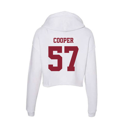 UMass - NCAA Football : Garrett Cooper - Women's Crop Fleece Hoodie-1