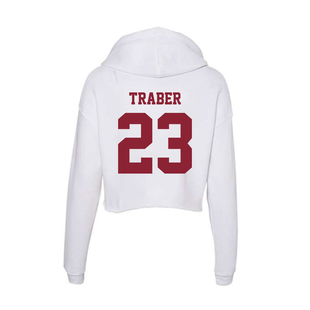 UMass - NCAA Women's Soccer : Aline Traber - Women's Crop Fleece Hoodie-1