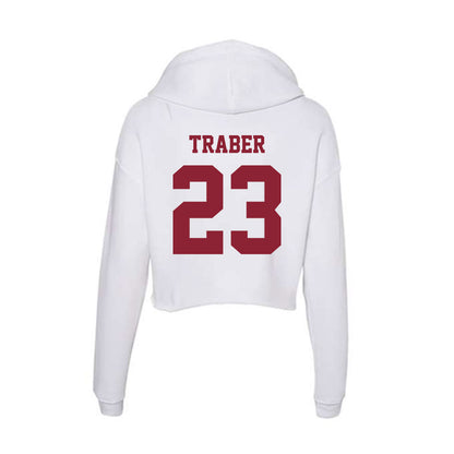 UMass - NCAA Women's Soccer : Aline Traber - Women's Crop Fleece Hoodie-1