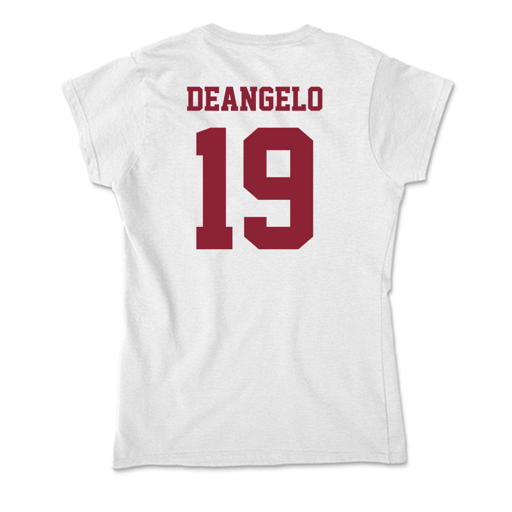 UMass - NCAA Men's Ice Hockey : Mikey DeAngelo - Soft Style Women’s T-Shirt-1