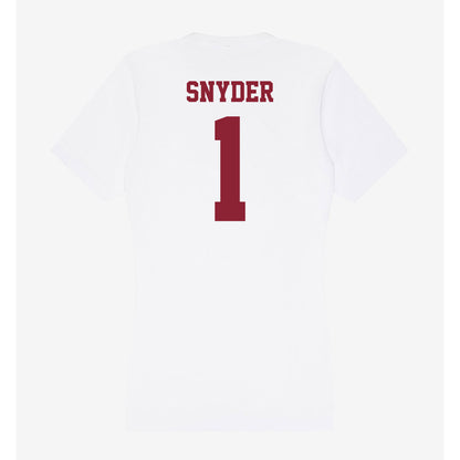 UMass - NCAA Football : DD Snyder - Women's V-Neck T-Shirt-1