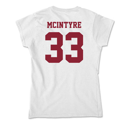 UMass - NCAA Football : Seamus McIntyre - Soft Style Women’s T-Shirt-1