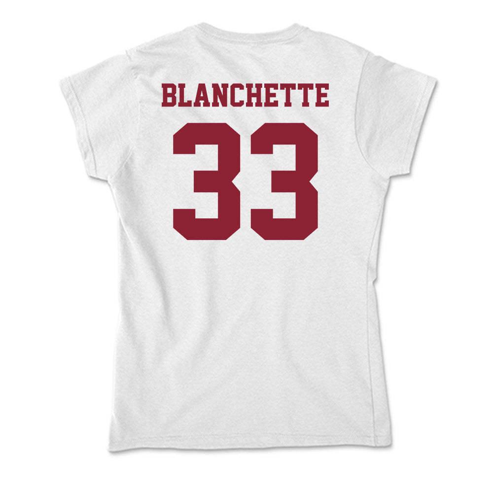 UMass - NCAA Softball : Kelsey Blanchette - Soft Style Women’s T-Shirt-1