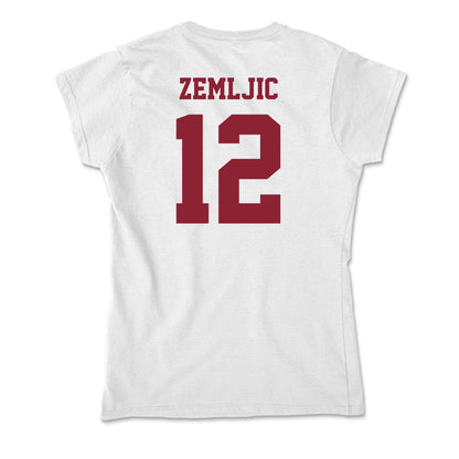 UMass - NCAA Men's Basketball : Noa Zemljic - Soft Style Women’s T-Shirt-1