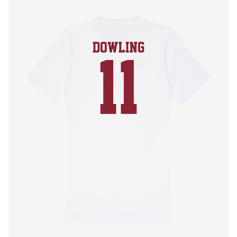 UMass - NCAA Football : Max Dowling - Women's V-Neck T-Shirt-1