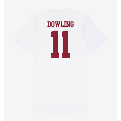 UMass - NCAA Football : Max Dowling - Women's V-Neck T-Shirt-1