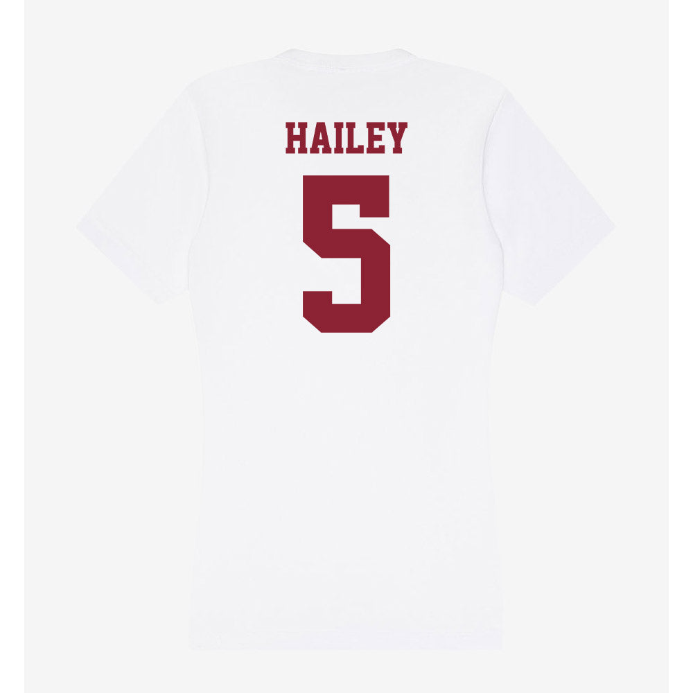 UMass - NCAA Men's Basketball : Cam Hailey - Women's V-Neck T-Shirt-1