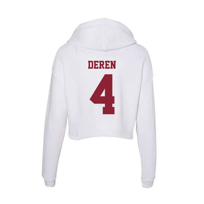 UMass - NCAA Women's Soccer : Amelia Deren - Women's Crop Fleece Hoodie-1