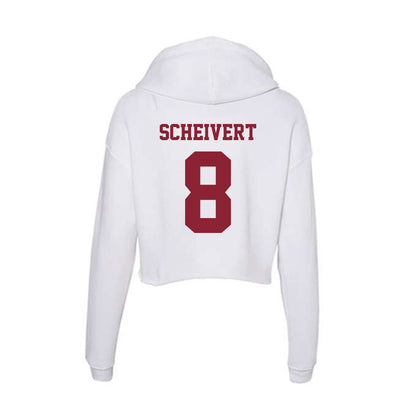 UMass - NCAA Softball : Lillie Scheivert - Women's Crop Fleece Hoodie-1