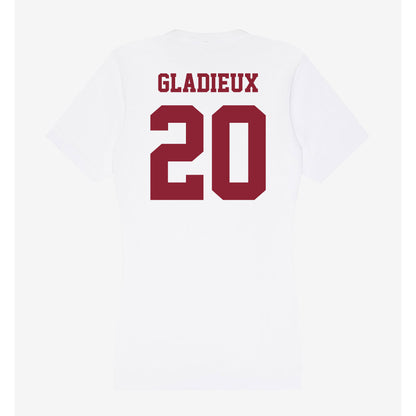 UMass - NCAA Women's Basketball : Tessa Gladieux - Women's V-Neck T-Shirt-1