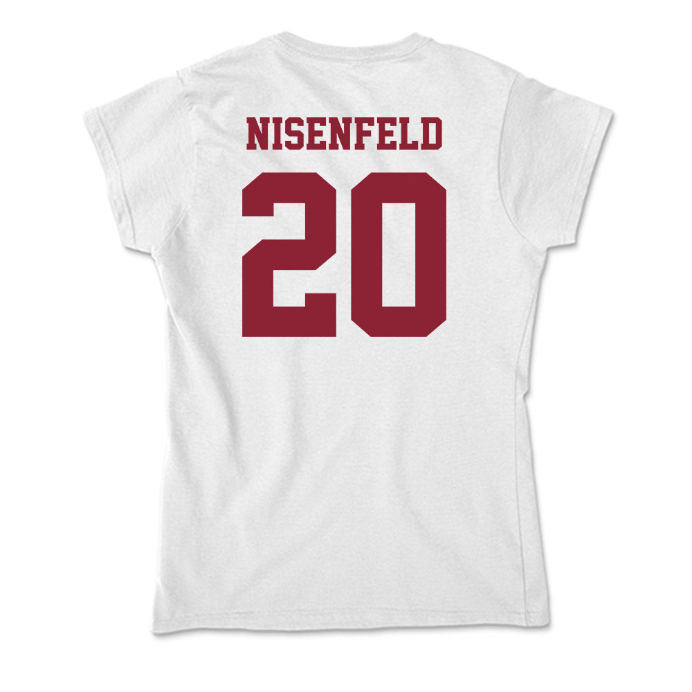 UMass - NCAA Women's Soccer : Leah Nisenfeld - Soft Style Women’s T-Shirt-1