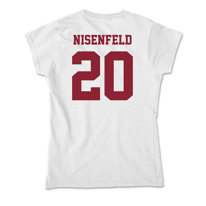 UMass - NCAA Women's Soccer : Leah Nisenfeld - Soft Style Women’s T-Shirt-1