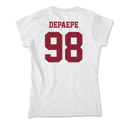 UMass - NCAA Football : William DePaepe - Soft Style Women’s T-Shirt-1
