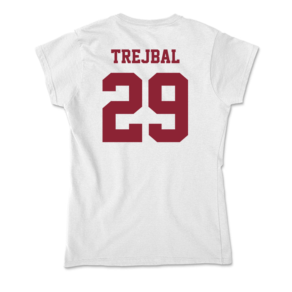 UMass - NCAA Men's Ice Hockey : Tobias Trejbal - Soft Style Women’s T-Shirt-1