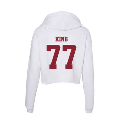  - NCAA Football : Jaxon King - Women's Crop Fleece Hoodie-1