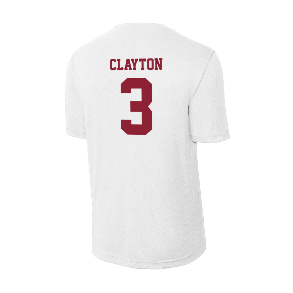 UMass - NCAA Men's Basketball : Jordan Clayton - Activewear T-Shirt-1