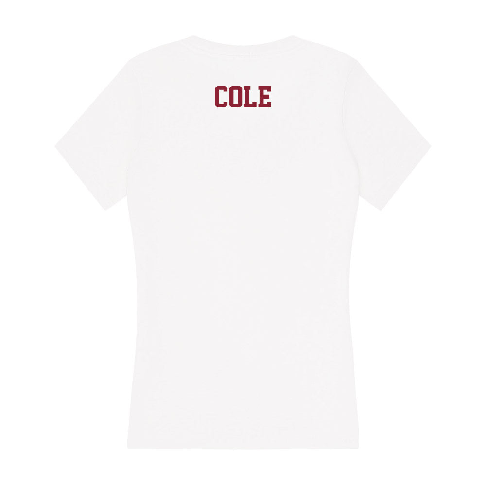 UMass - NCAA Men's Cross Country : Riley Cole - Women's V-Neck T-Shirt-1