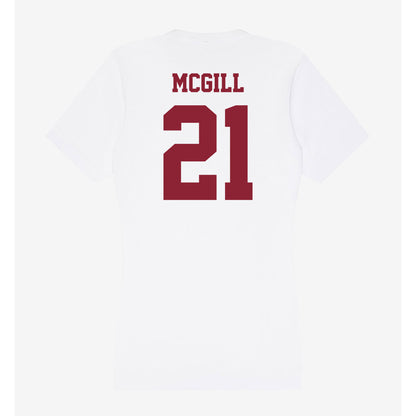 UMass - NCAA Football : Jeremiah Mcgill - Women's V-Neck T-Shirt-1