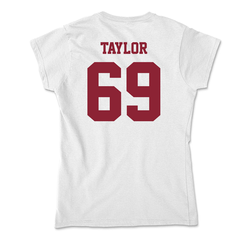 UMass - NCAA Football : Brock Taylor - Soft Style Women’s T-Shirt-1