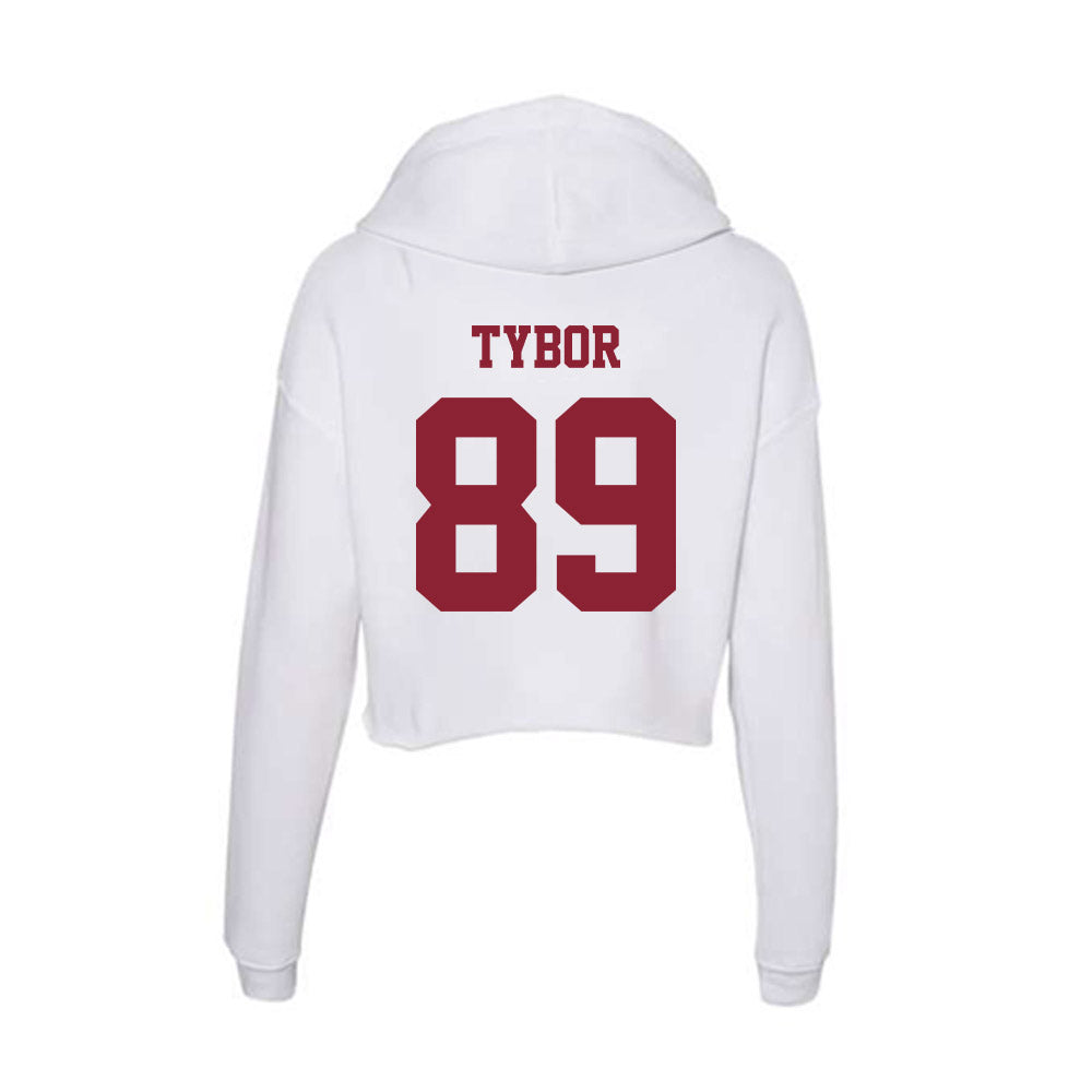 UMass - NCAA Football : Matthew Tybor - Women's Crop Fleece Hoodie-1