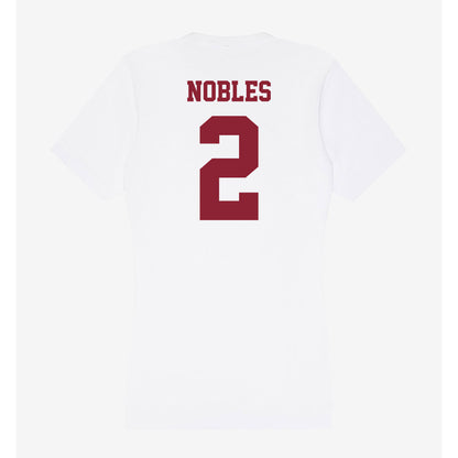 UMass - NCAA Football : Joshua Nobles - Women's V-Neck T-Shirt-1