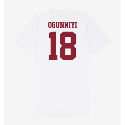 UMass - NCAA Football : Matthew Ogunniyi - Women's V-Neck T-Shirt-1