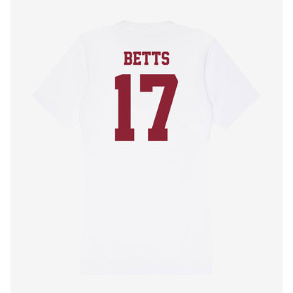 UMass - NCAA Football : Zachary Betts - Women's V-Neck T-Shirt-1