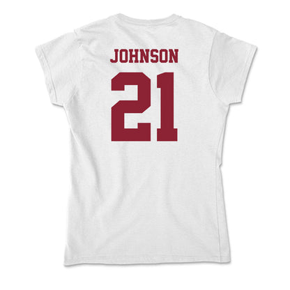 UMass - NCAA Football : Terron Johnson - Soft Style Women’s T-Shirt-1