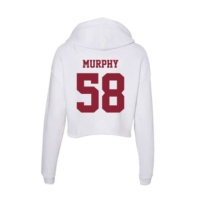 UMass - NCAA Football : Donovan Murphy - Women's Crop Fleece Hoodie-1