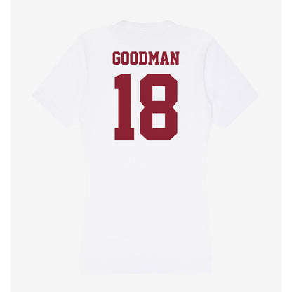 UMass - NCAA Baseball : Michael Goodman - Women's V-Neck T-Shirt-1