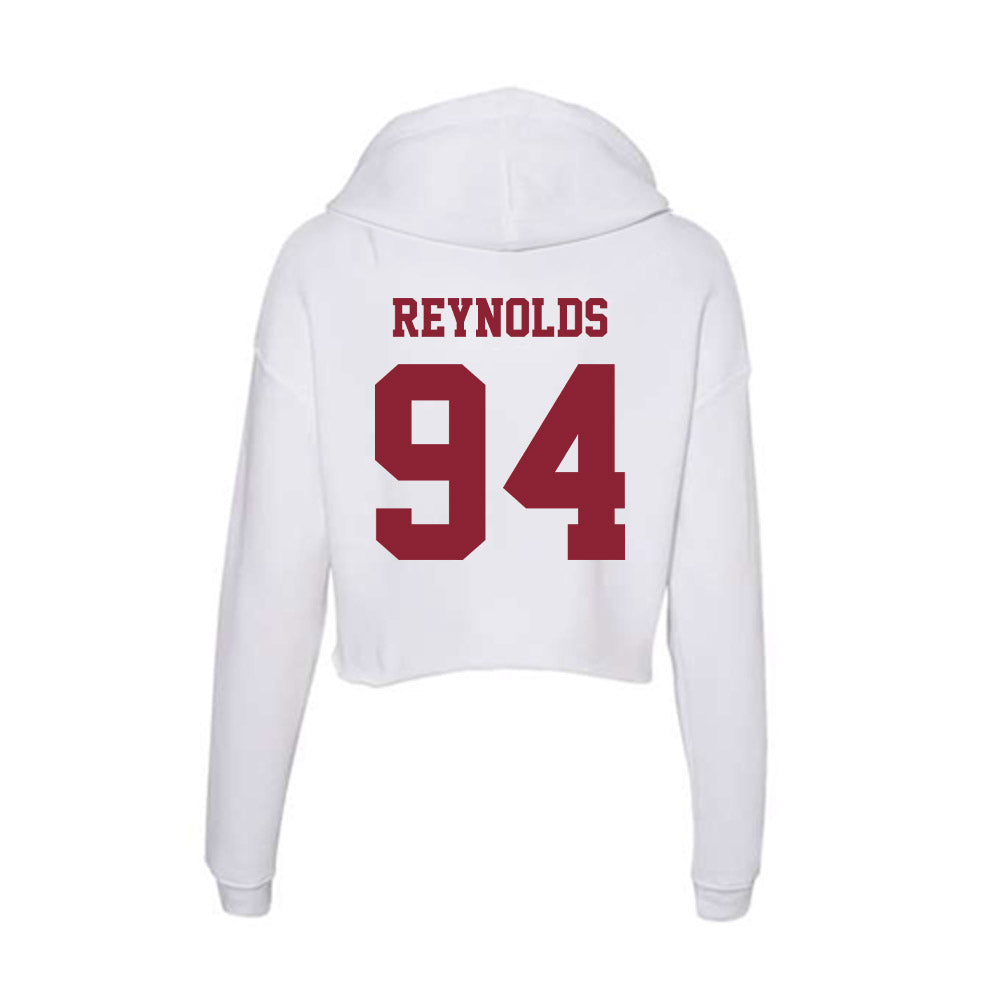 UMass - NCAA Football : Colin Reynolds - Women's Crop Fleece Hoodie-1
